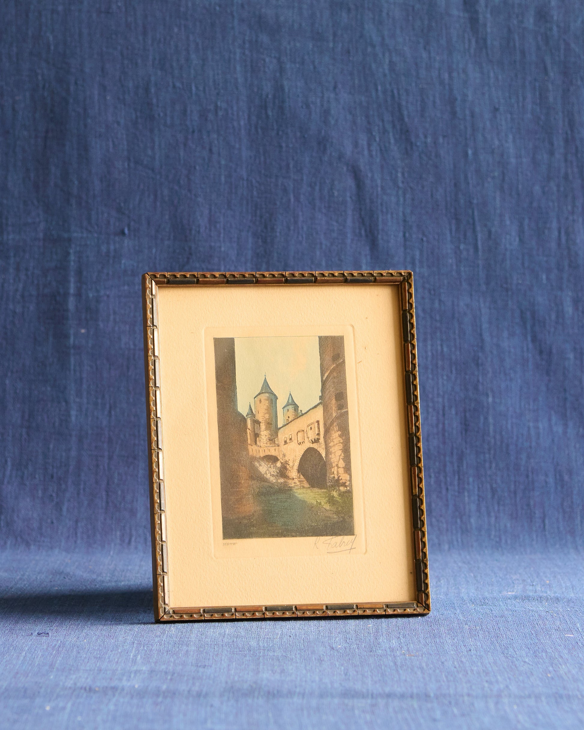 The Passage - Hand-Colored Etching, France