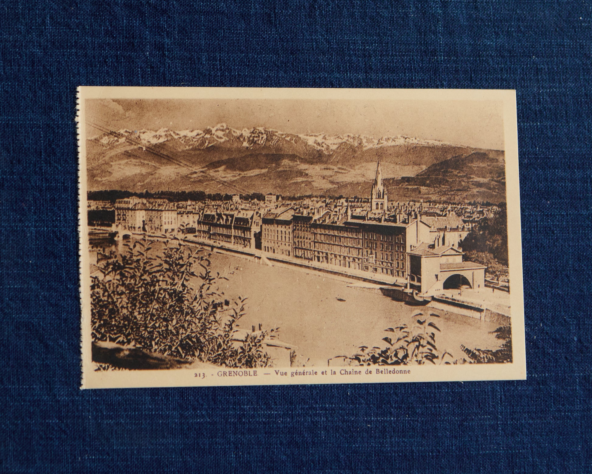 Grenoble Landscape - Framed Vintage Print, c.1930s