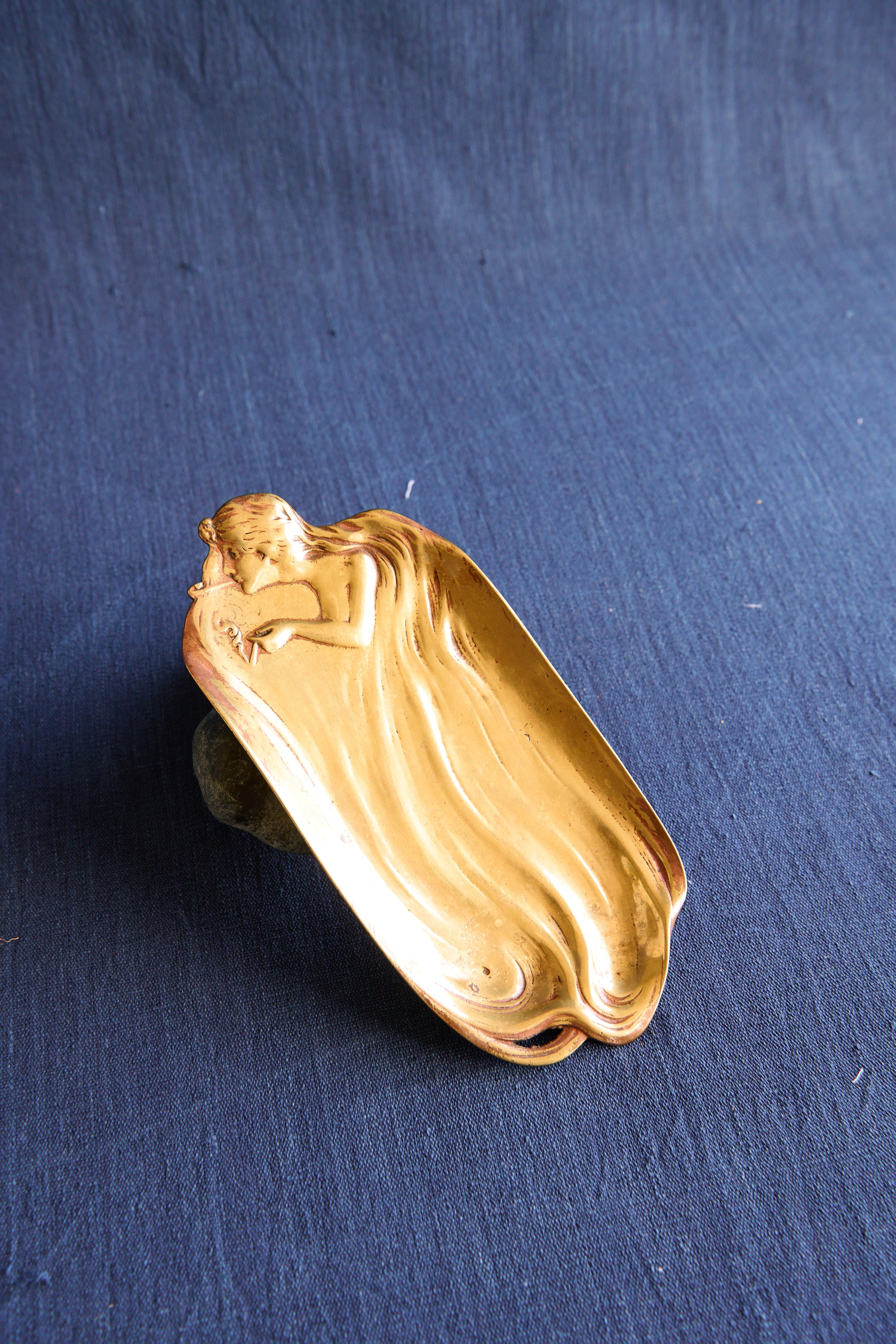 Antique Brass Catchall - Early 1900s