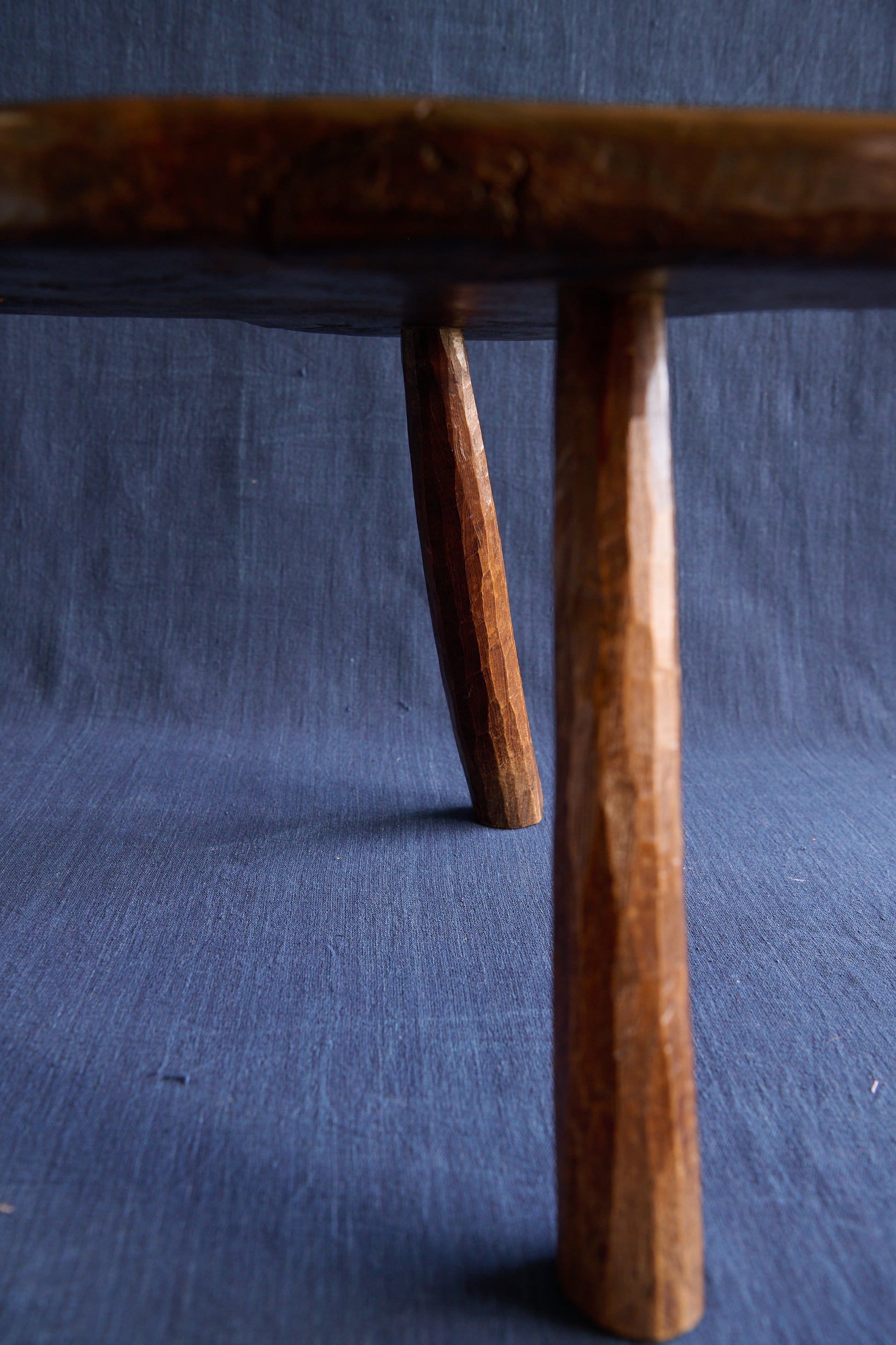 Tabouret du Cœur - Hand-Carved Alpine Stool