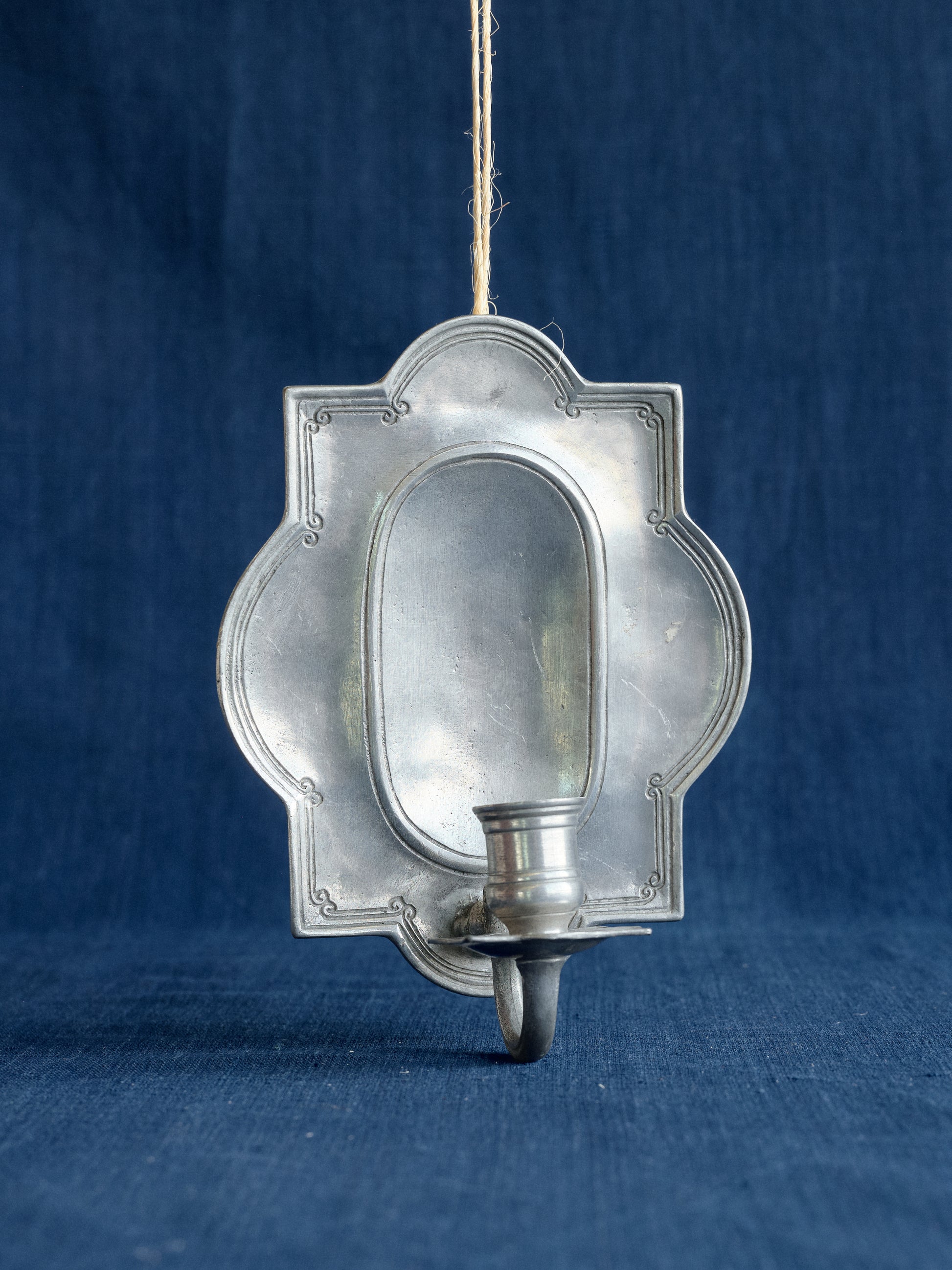Swedish Grace Pewter Wall Sconce