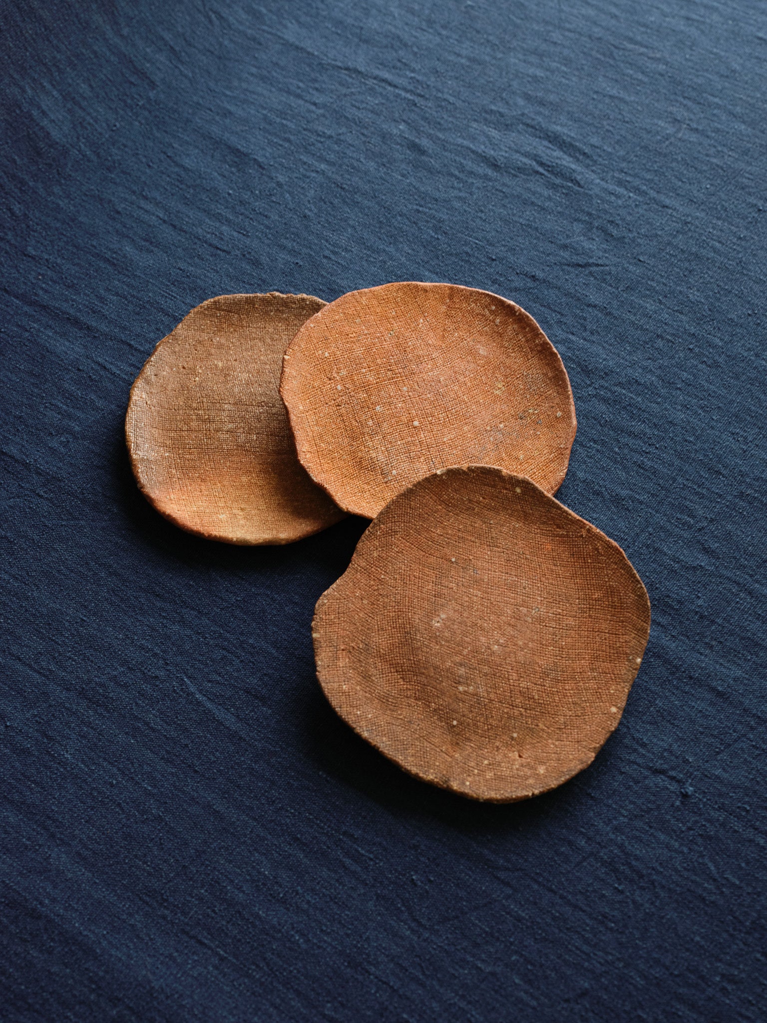 Hagi Ware Small Plate Set