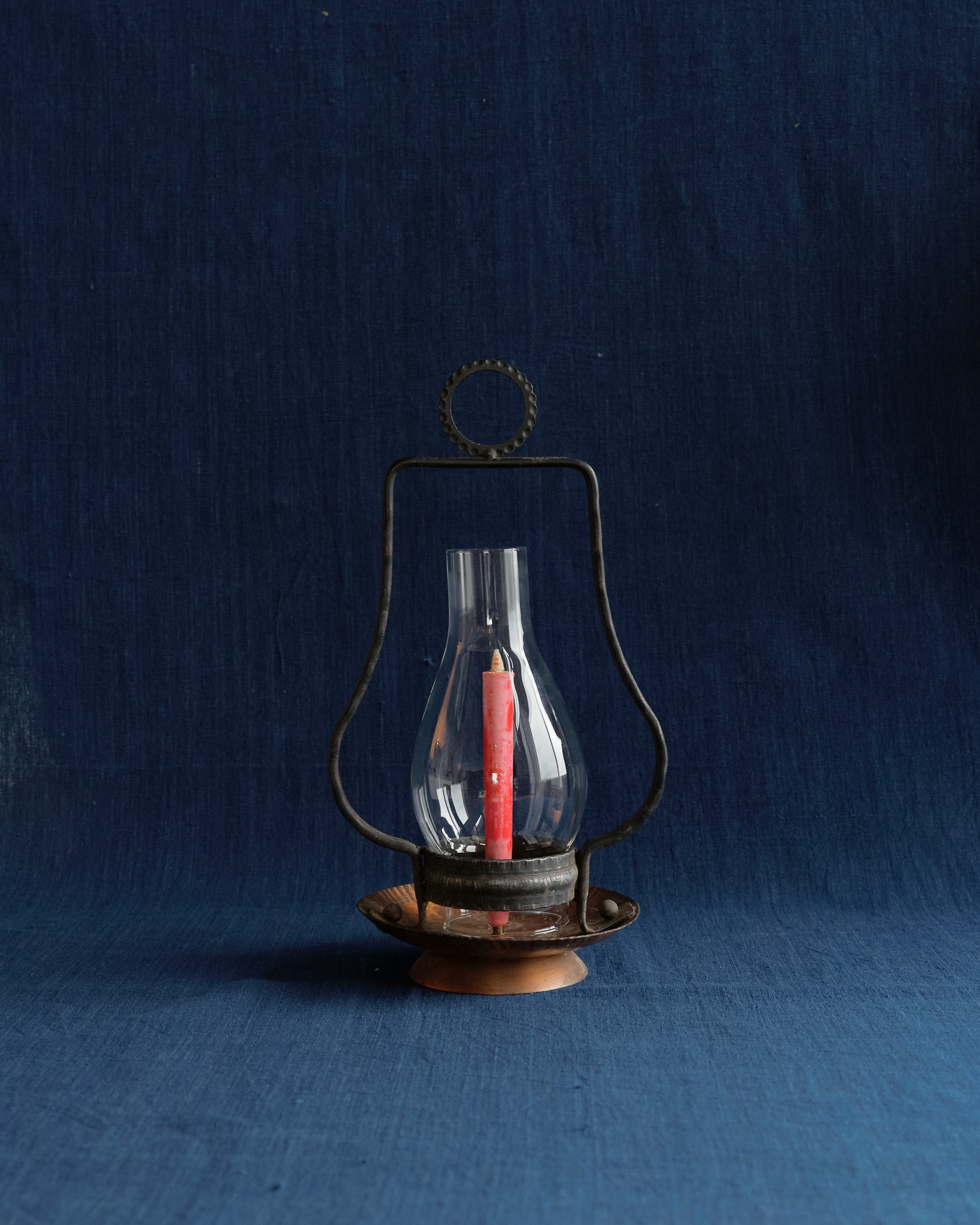 Handcrafted Copper Hearth Lantern