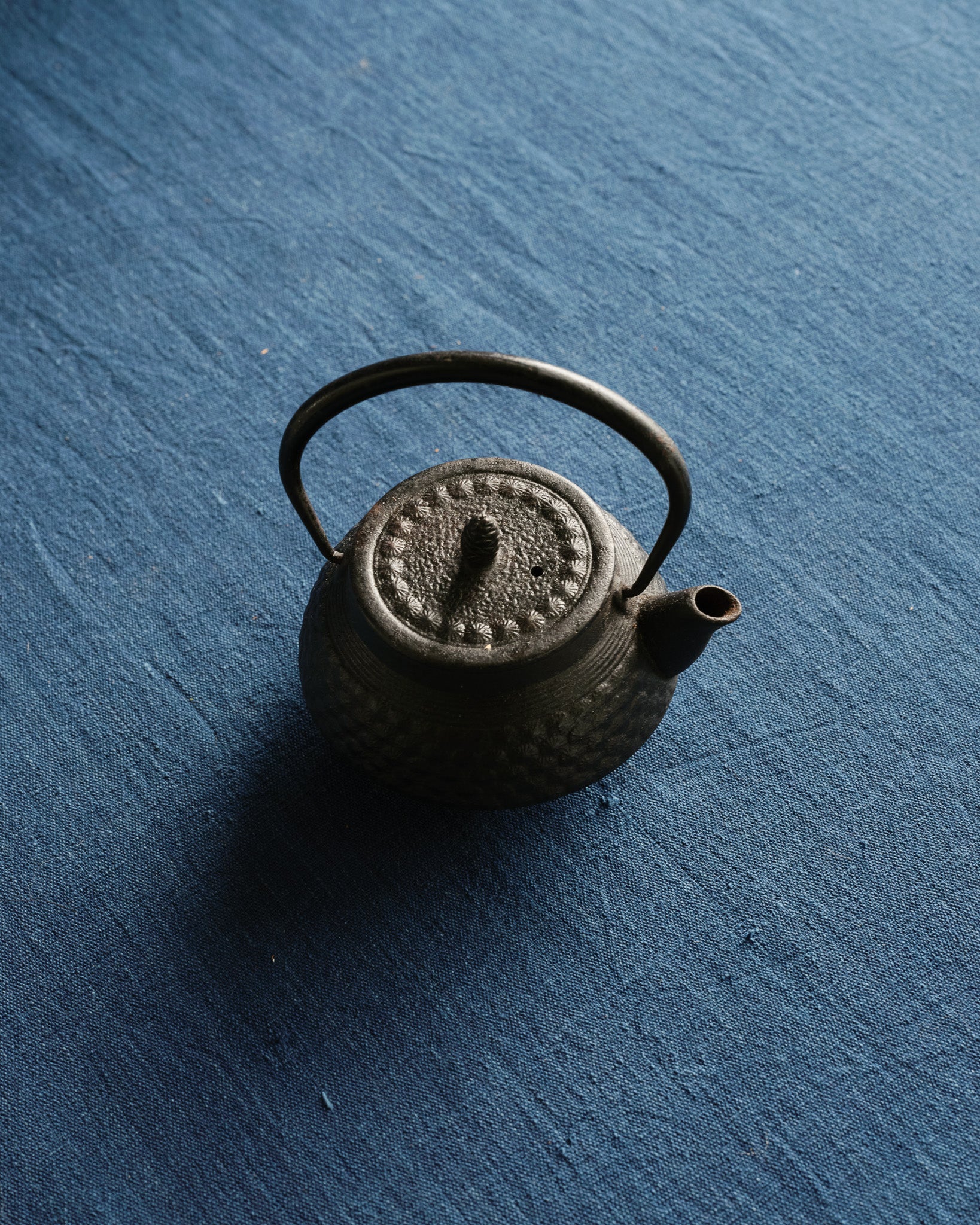 Cast Iron Kyusu Teapot with Acorn Detail