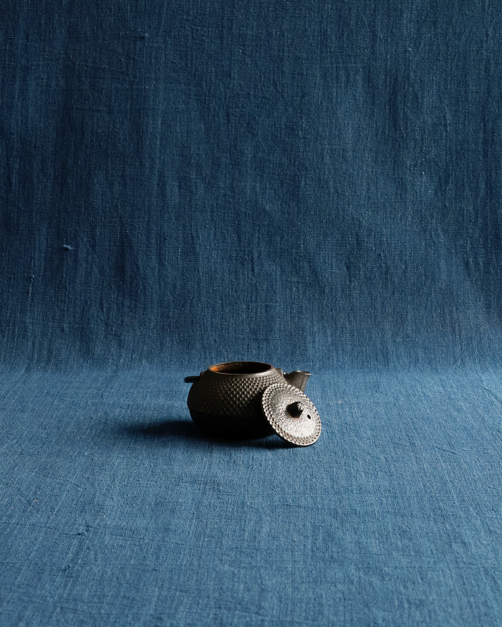 Miniature Rounded Arare Iron Teapot