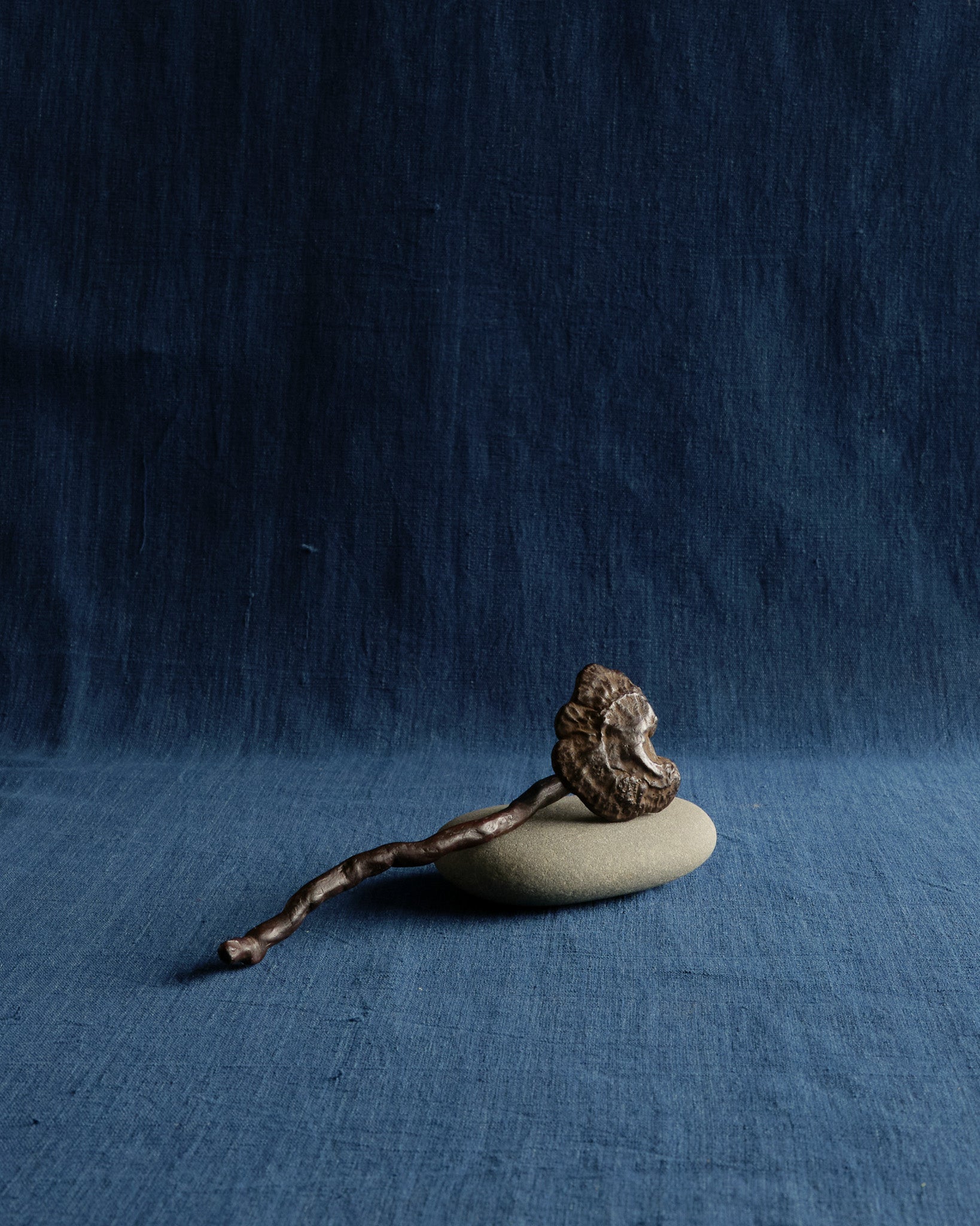 Antique Japanese Temple Scepter with Reishi