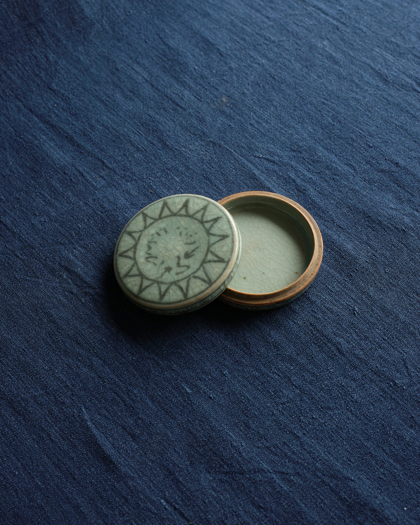 Antique Korean Celadon Case