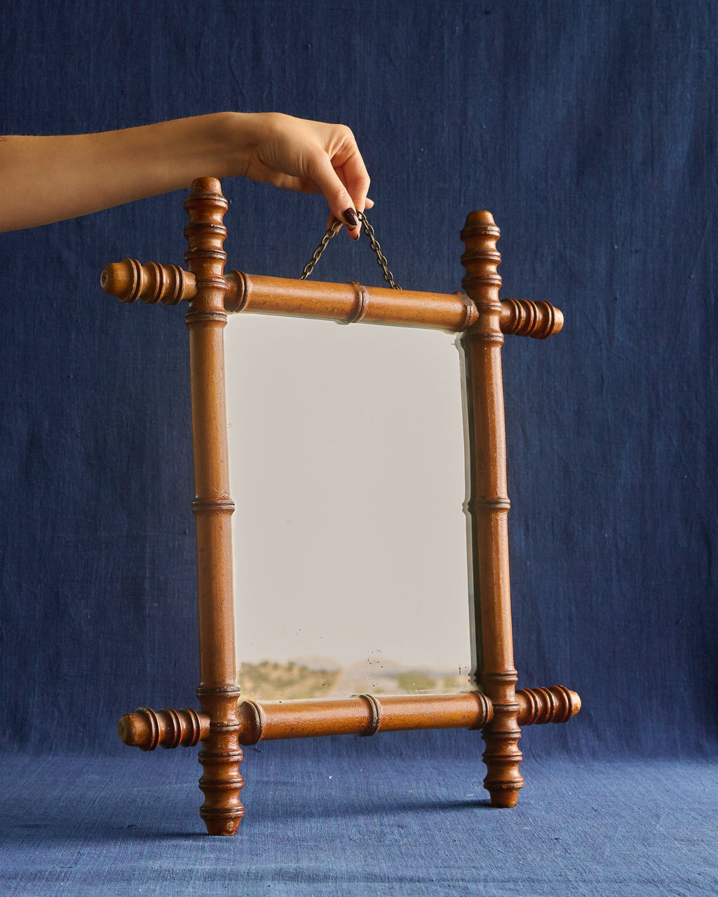 The Avignon Mirror - Turned Wood Frame, c.1930
