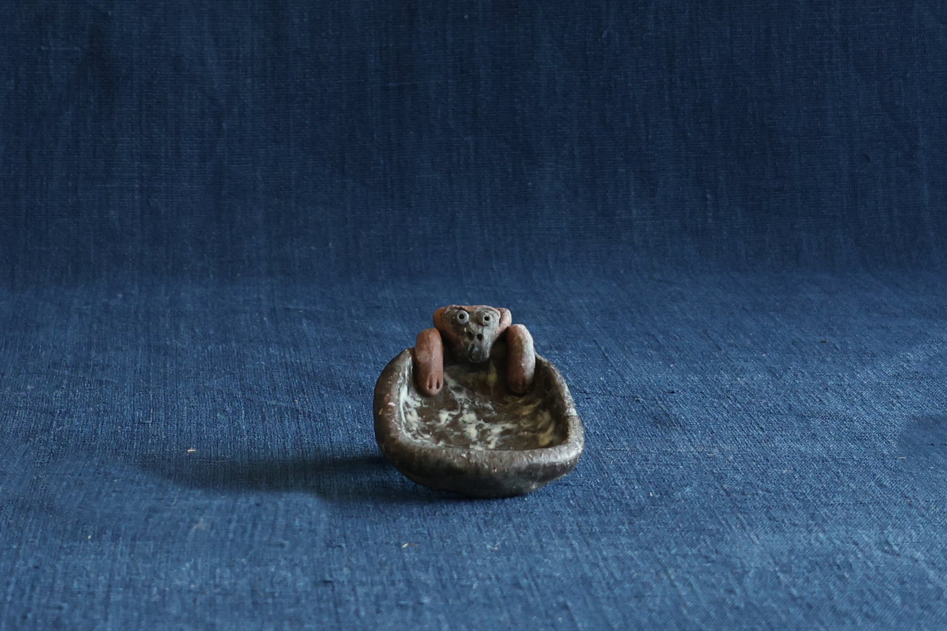 Small Handmade Monkey Dish