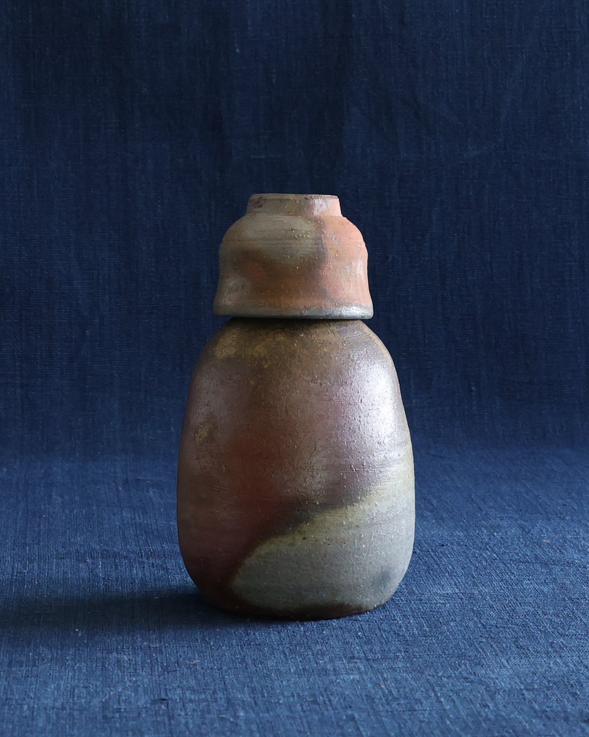 Woodfired Sake Set with Tomobako